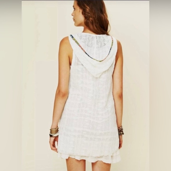 Free People XS NWOT Cali Dreams Hooded Tunic - Picture 10 of 10